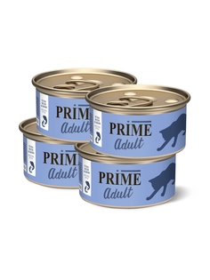 Консервы для кошек Prime, тунец, 4шт по 70г P.R.I.M.E.