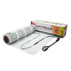 Кабельный теплый пол, нагревательный мат на сетке под плитку Gulfstream МГС2 (1 кв. м.)