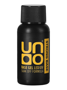 База для гель-лака UNO Strong жесткая, твердая, основа для ногтей густая, прозрачная, 30 г