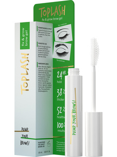 Гель для фиксации бровей Toplash fix and grow brow gel/top-104