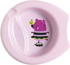 Набор детской посуды Chicco (2 тарелки, ложка, поильник) 6м+, розовый