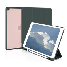 Чехол-подставка Crystal для Apple iPad 10.2" (iPad 7/iPad 8/iPad 9), тёмно-зелёный Slim Case