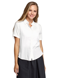 Блуза женская oodji 11411137-5B белая 34/170