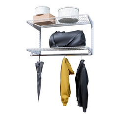 Гардеробная система Титан-GS Вешалка в прихожую Титан-GS 1200 белая 450