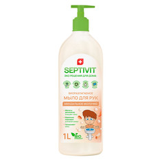 Жидкое мыло для рук Миндальное молочко Septivit Premium 1л