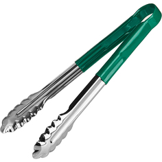 Щипцы универсальные с зелёной ручкой L=30 см ProHotel 4149505