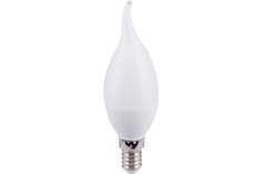 Светодиодная лампа candle LED 6,0W 220V E14 4000K свеча на ветру Ecola C4YV60ELC 1 шт