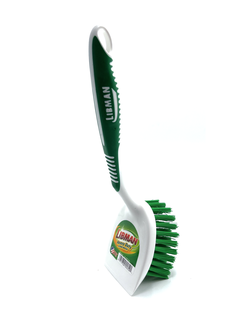 Щетка жесткая с короткой ручкой и скребком LIbman 00054