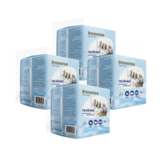 Пеленки одноразовые Inseense Daily Comfort 60 х 90 см 30 шт упаковка 4 шт