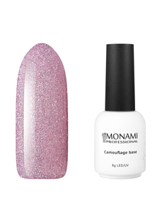 Базовое покрытие для гель-лака Base Monami Aurora Pink, 8 г