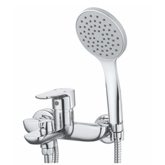 Смеситель для ванны и душа с коротким изливом GROSS AQUA Space 2515288С