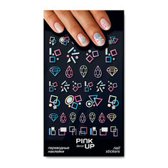 Наклейки для ногтей Pink Up Decor Nail Stickers переводные, 893, 3 г