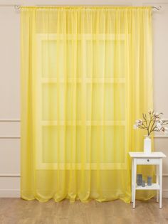 Тюль Amore Mio 109 400x270 см желтая