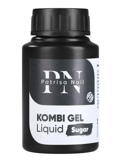Гель для моделирования ногтей Patrisa Nail Kombi Gel Liquid Sugar прозрачный, 30 мл
