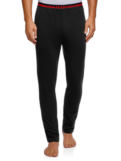 Брюки домашние мужские oodji 7B401001M черные 2XL