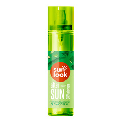 Гель-спрей для лица и тела SUN LOOK успокаивающий с алоэ после загара 118 г