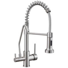 Смеситель для кухни MATRIX SMF-363537 (2 in 1) пружинный для подключения фильтра