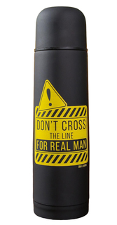 Набор For real man, термос 500 мл, кружка 2 шт No Brand
