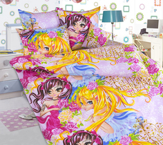 Простыня 1.5-спальн. «Подружки 1 арт. 000А1 БЯЗЬ Текс Дизайн