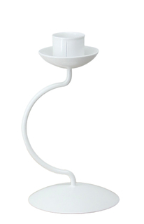 Подсвечник Моно белый Омский Свечной