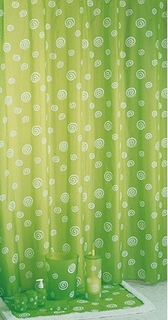 Аксессуары для сантехники BATH ЗАНАВЕСКА BONBON 180180 21110/1-N GREEN No Brand
