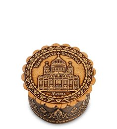 Шкатулка Храм Христа Спасителя мал. (береста) BST-115/ 1 113-706863 Art East