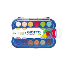 Акварель Giotto Colour Blocks Mini сухая в таблетках 24 цв+кисть
