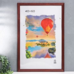 Фоторамка 40х60 см (2502) дерево (пластиковый экран) Зебра