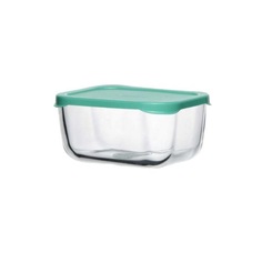 Контейнер SNOW BOX с зеленой пластиковой крышкой 400 мл Pasabahce