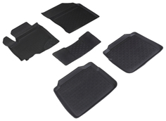 Коврики салона, к-т Сиентекс 85837 Suzuki SX4 II 2013-; сер."Высокий борт"; резина