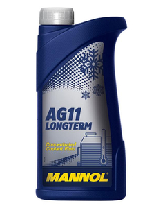 Антифриз MANNOL 4113 AG-13+, (флуоресцентный), концентрат, зелёный, 1 литр.