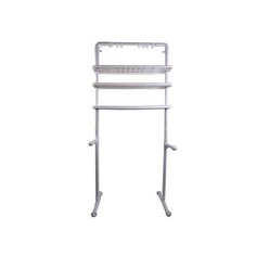 Напольная полка 3-х ярусная Ripoma 04120423 белая