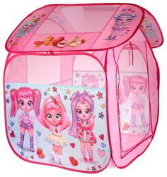 Палатка детская игровая Куклы-модницы, 83х80х105 см. в сумке Играем Вместе GFA-FLOL-R