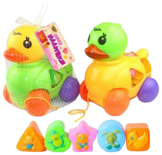 Каталка-сортер утка (цвет в асс) YTM1009 No Brand