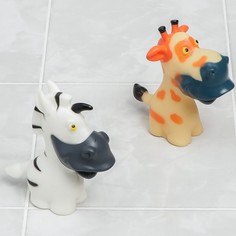 Игрушки для ванной Крошка Я Зоопарк 2, 2 шт, малышей