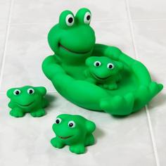 Игрушки для ванной Крошка Я Лягушка: мыльница, 3 шт, малышей