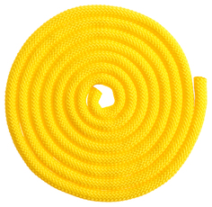Скакалка гимнастическая, утяжелённая, 2,5 м, 150 г, цвет жёлтый Ace A.C.E.