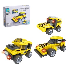 Конструктор Ausini Гонка, 3 варианта сборки, 66 деталей