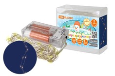 Световая гирлянда новогодняя TDM Electric SQ0361-0051 2 м белый теплый