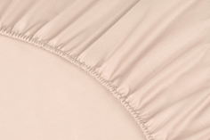 Простынь на резинке Ecotex "Моноспейс" 180х200х23 пудровый