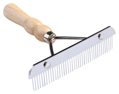 Расческа перпендикулярная Пижон Wood, деревянная ручка, 16х19,7 см