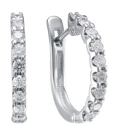 Серьги из платины с бриллиантом Империал S0255/Pt-420 Imperial