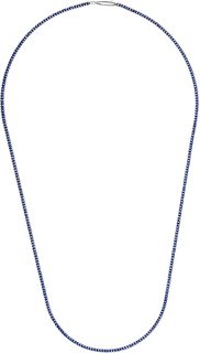 Бусы из серебра с эмалью 45 см Sugar SG04011-TEMNO-SINIJ