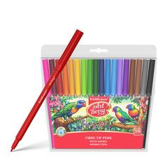 Фломастеры ArtBerry Super Washable 18 цветов (всего 12 шт. (33051)