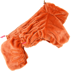 Комбинезон-шубка для собак For My Dogs для мальчика коричневый FW1097-2021 M 18