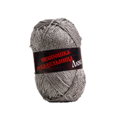 Пряжа АЙРИС Люкс, 100% полипропилен, 140 м, 50 г, (тёмный жемчуг), 10 мотков