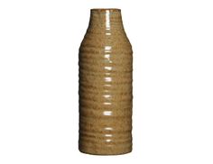 Ваза-бутыль СТЭФИ, керамика, песочная, 25.5х9.5 см, Edelman