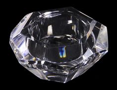 Подсвечник АДАМАНТ, стекло, прозрачный, 7x3.5 см, Kaemingk