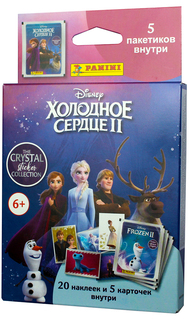 Блистер с наклейками Холодное сердце 2: Crystal Edition (5 наборов) Panini