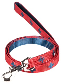 Поводок-стропа для собак Japan Premium Pet Daiski 672946 с защитой от срыва, красный, S